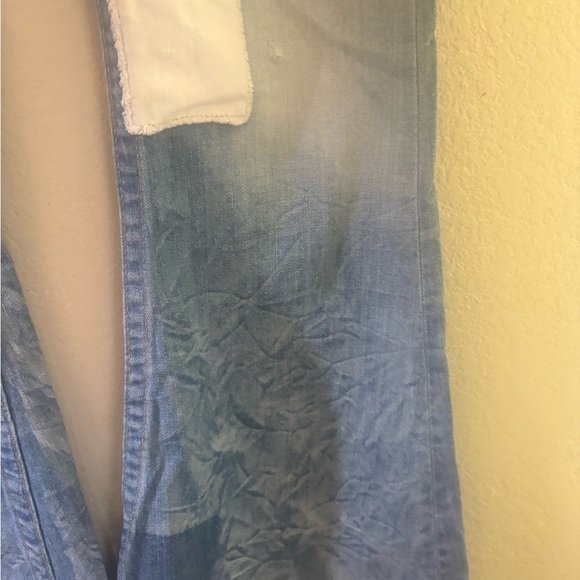 True Religion Carrie Blue Flare Patchwork Jeans - Picture 5 of 6